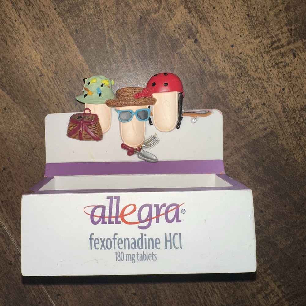 Allegra Desk Business Card Holder Caddy Drug‎ Rep Physician Pharmaceutical
